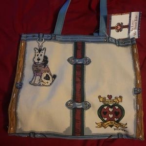 Tote queen of hearts theme NWT